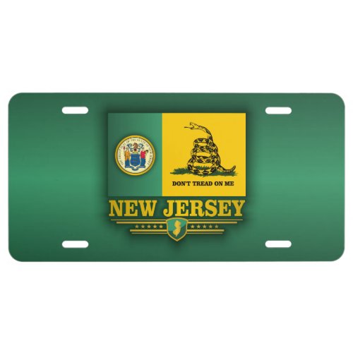 New Jersey DTOM License Plate