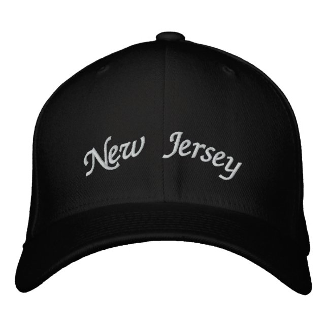 New Jersey Embroidered Hat (Front)