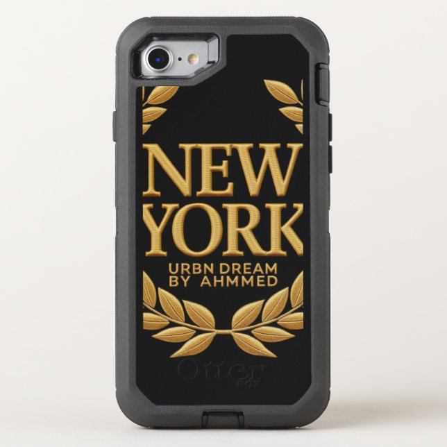  New Jersey Embroidery iPhone Case – Urban Dreams  (Back)