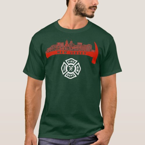 New Jersey Fire Rescue Department Firefighters T_Shirt