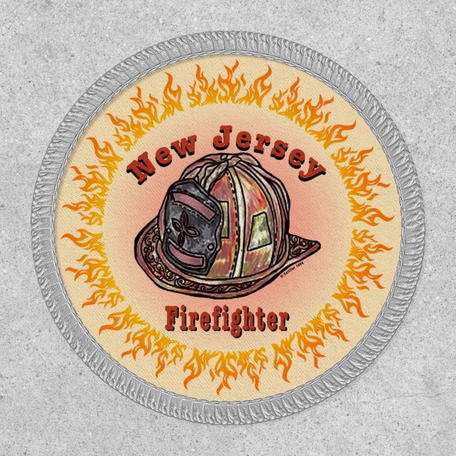 New Jersey Firefighter patch (Front)