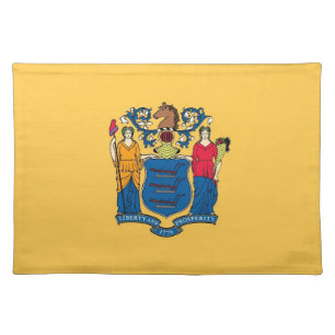 New Jersey Flag American MoJo Placemat