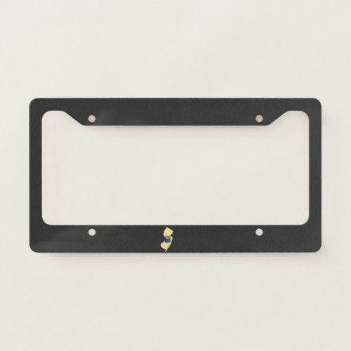 New Jersey flag and map License Plate Frame