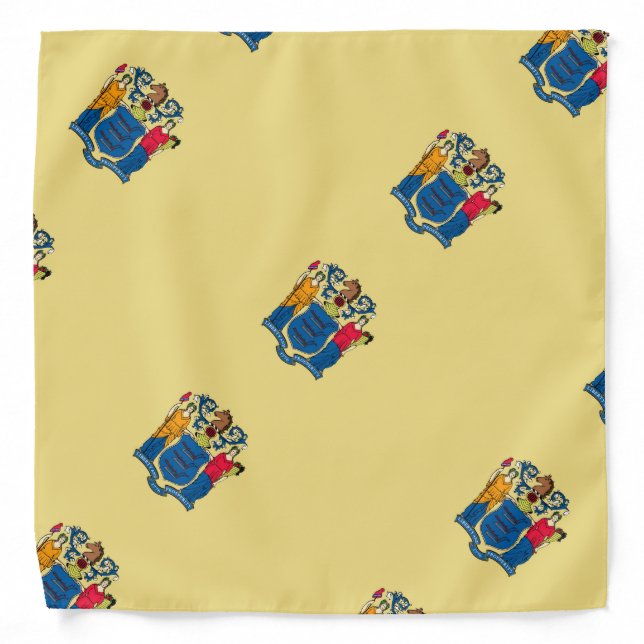 New Jersey flag Bandana (Front)