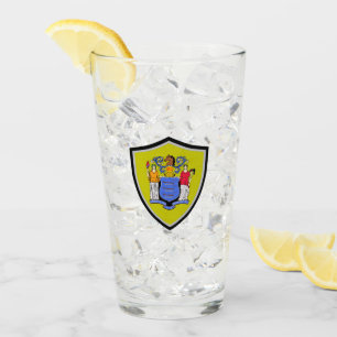 New Jersey flag Glass