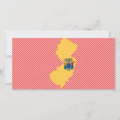 New Jersey Flag Map (Front)