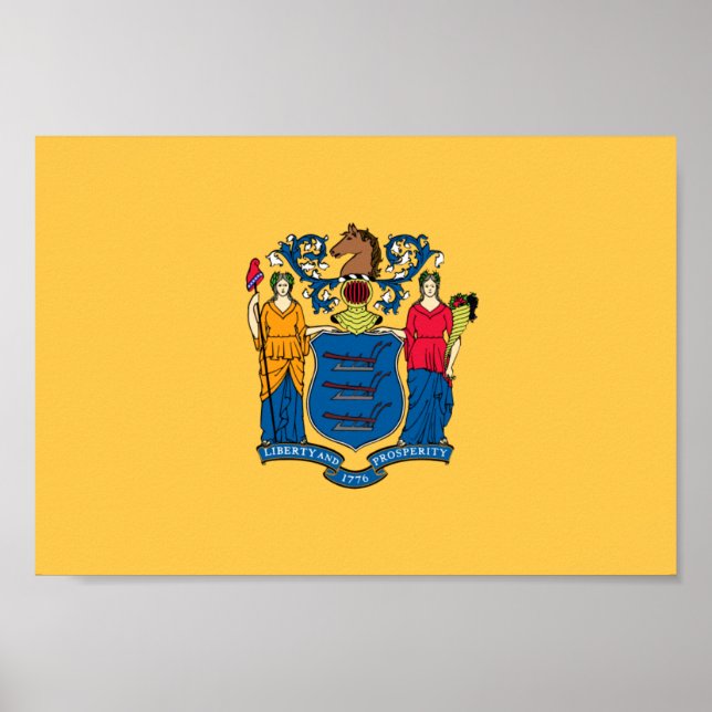 New Jersey Flag Poster (Front)