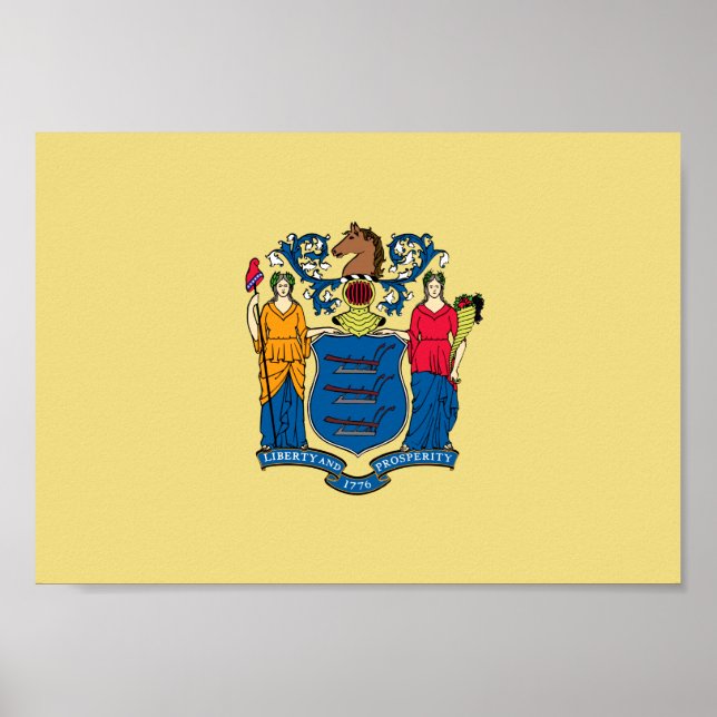 New Jersey Flag Poster (Front)