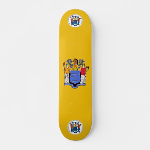 New Jersey flag Skateboard