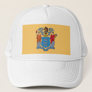 NEW JERSEY FLAG TRUCKER HAT
