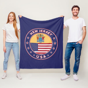 New Jersey Fleece Blanket