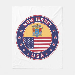 New Jersey Fleece Blanket