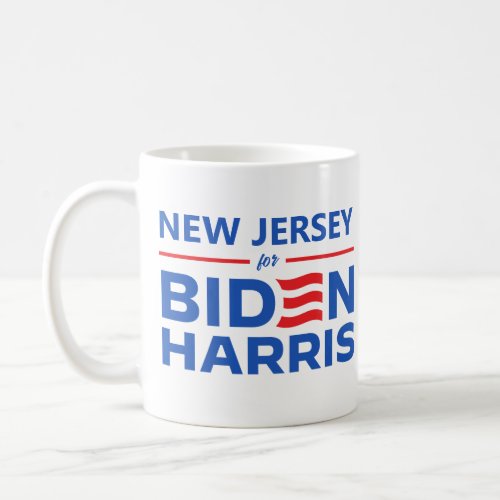 New Jersey for Biden Harris Coffee Mug