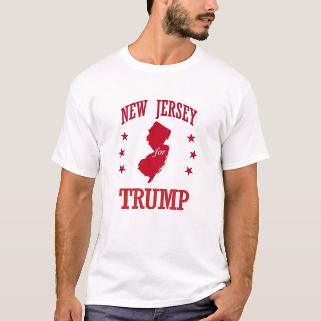 NEW JERSEY FOR DONALD TRUMP T-Shirt (Front)