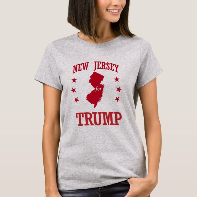 NEW JERSEY FOR DONALD TRUMP T-Shirt (Front)