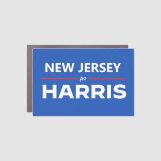 New Jersey for Kamala Harris Car Magnet