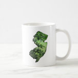 New Jersey Forest State Outline Coffee Mug