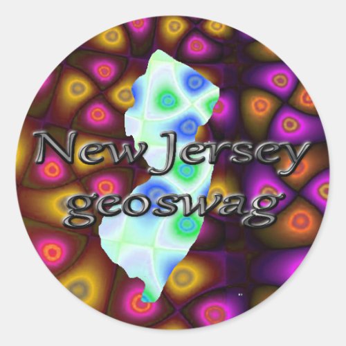 New Jersey Geocaching Supplies Stickers Geoswag