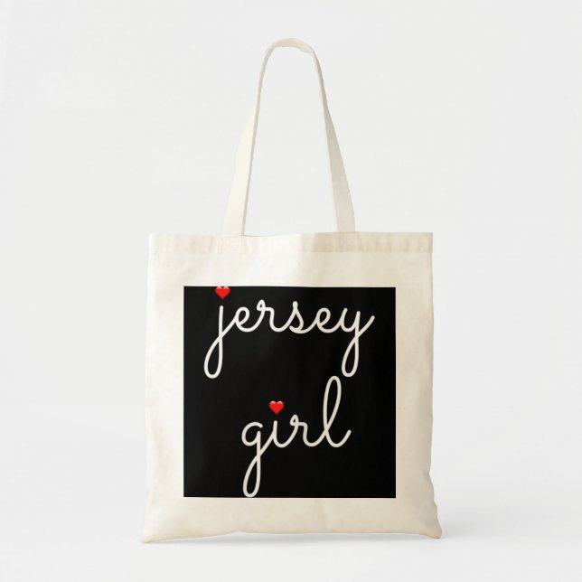 New Jersey Girl on the Shore Garden State Beach  Tote Bag (Front)