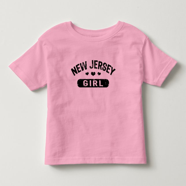 New Jersey Girl Toddler T-shirt (Front)