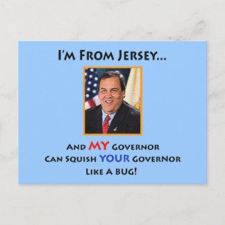 New Jersey Gov. Chris Christie Postcard