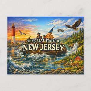 New Jersey Greetings Postcard