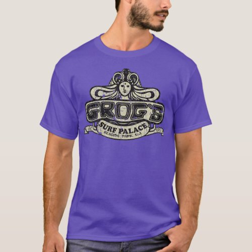 New Jersey Grogs Surf Palace 1970  T_Shirt