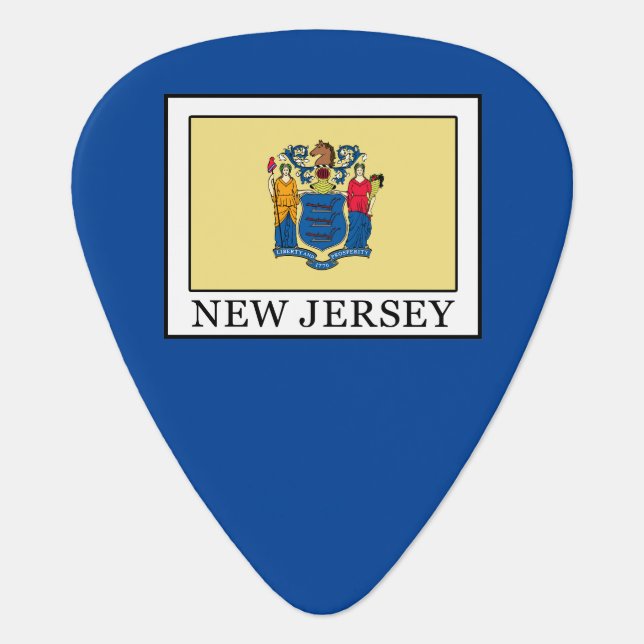 New Jersey Guitar Pick (Front)