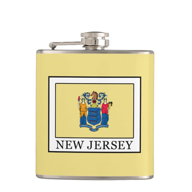 New Jersey Hip Flask (Front)