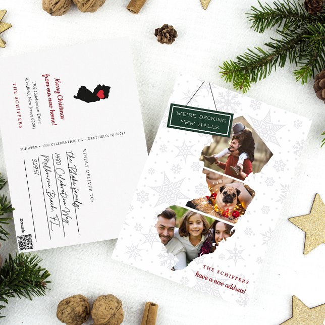 New Jersey Holiday Moving Announcement Postcard (Creator Uploaded)