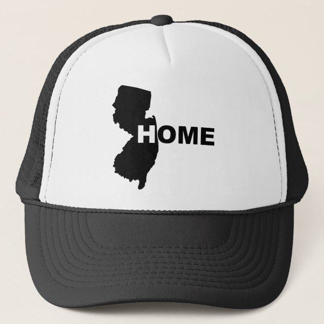 New Jersey Home Away From State Ball Cap Hat (Front)