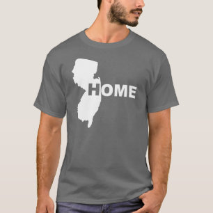 New Jersey Home Away From State T-Shirt Tees