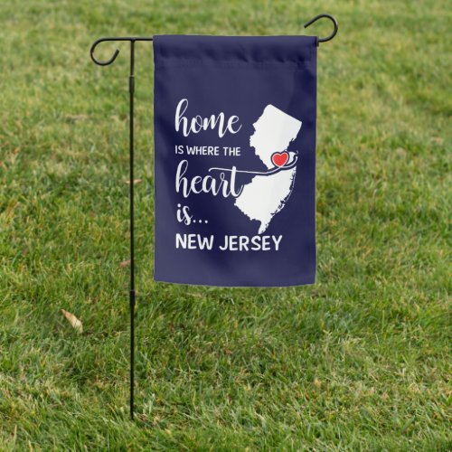 New Jersey home is where the heart is Garden Flag