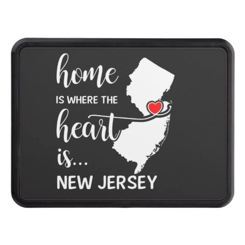 New Jersey home is where the heart is Hitch Cover