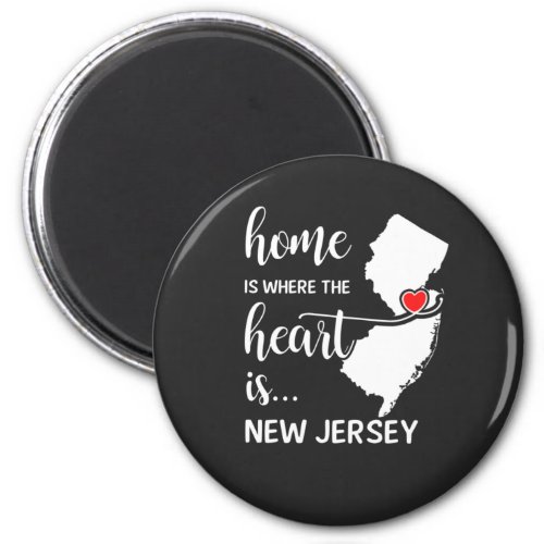 New Jersey home is where the heart is Magnet