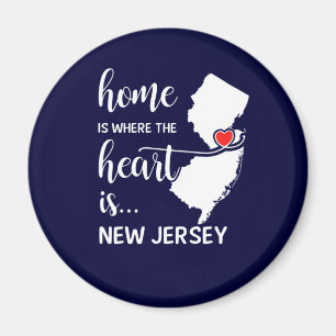 New Jersey home is where the heart is Magnet