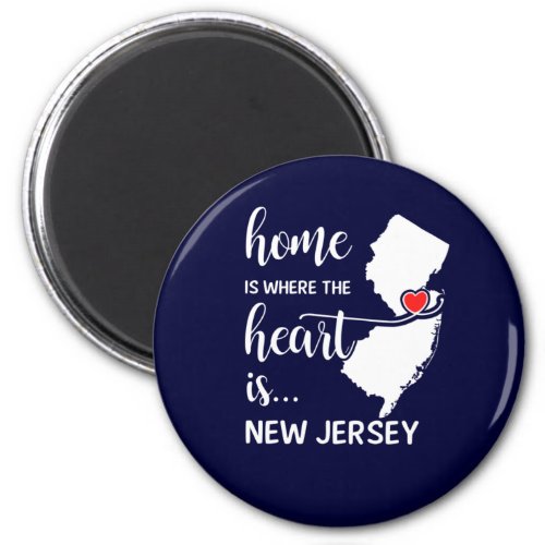 New Jersey home is where the heart is Magnet