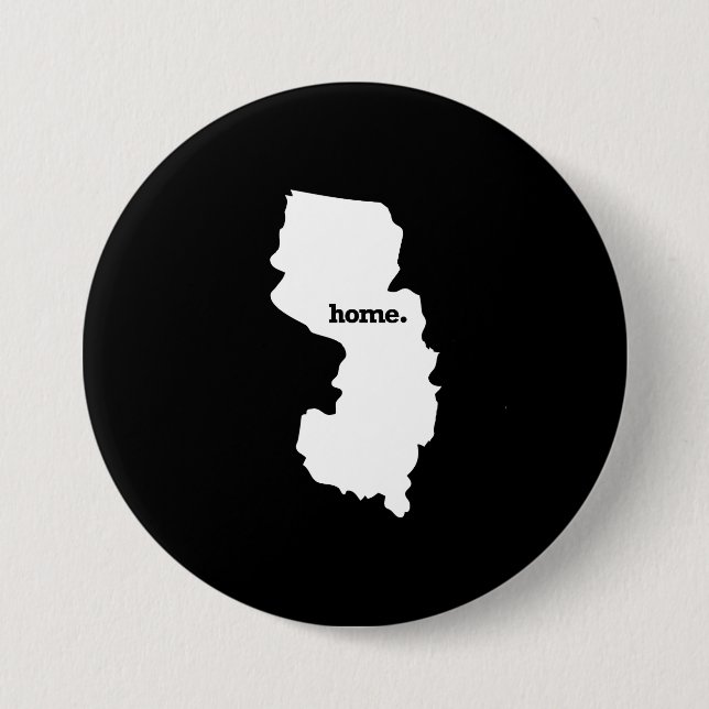NEW JERSEY HOME STATE -.png Pinback Button (Front)