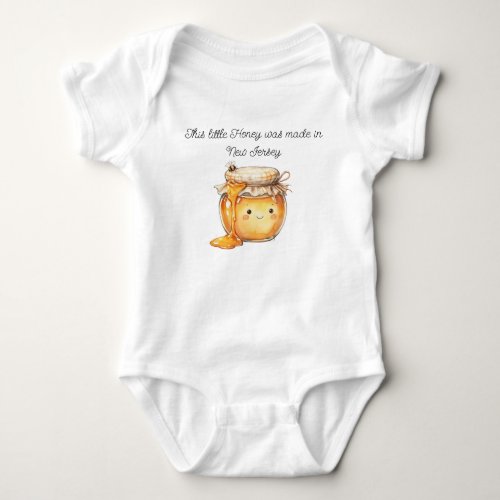 New Jersey Honey Baby Romper