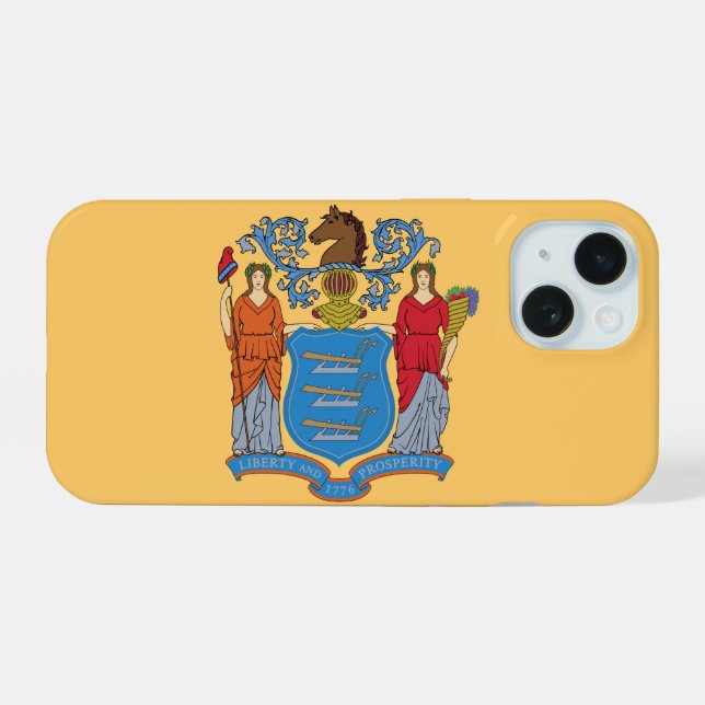 New Jersey Iphone Case (Back Horizontal)