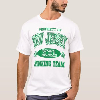 New Jersey Irish Drinking Team T-shirt by irishprideshirts at Zazzle