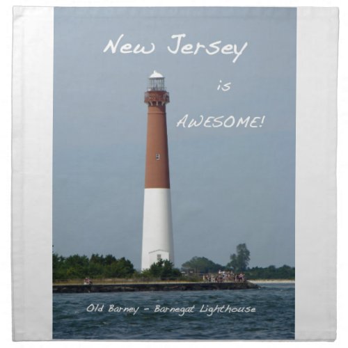 New Jersey is Awesome _ Barnegat Lighthouse Napkin