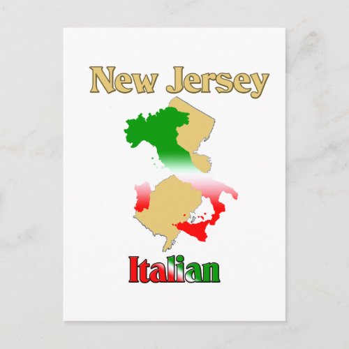 New Jersey Italian Postcard