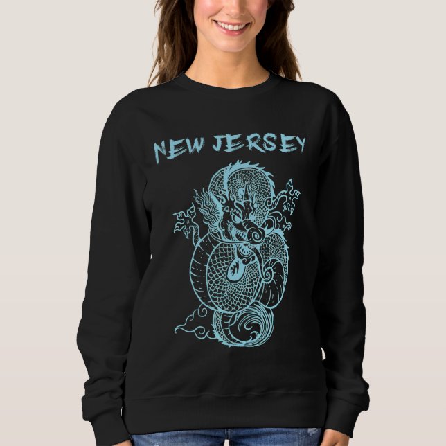 New Jersey Japanese Dragon Sweatshirt (Front)