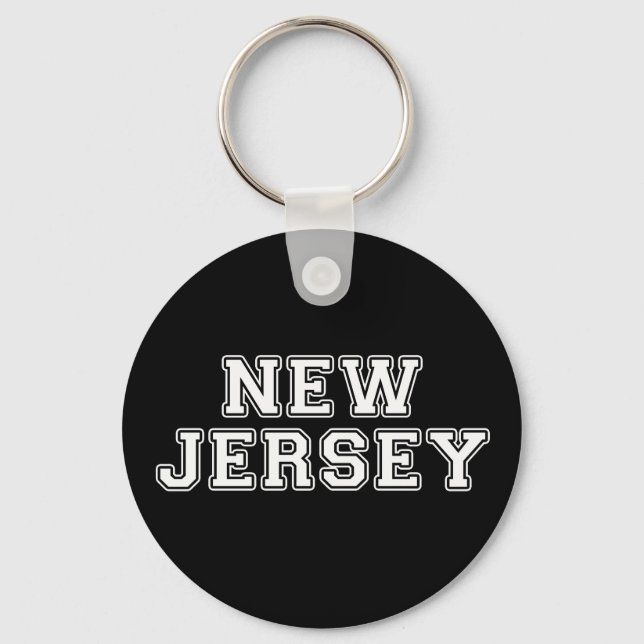 New Jersey Keychain (Front)