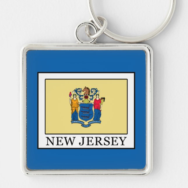 New Jersey Keychain (Front)