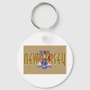 New Jersey Keychain
