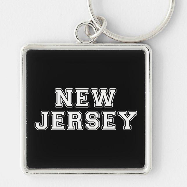 New Jersey Keychain (Front)