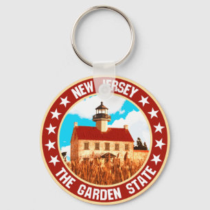 New Jersey Keychain