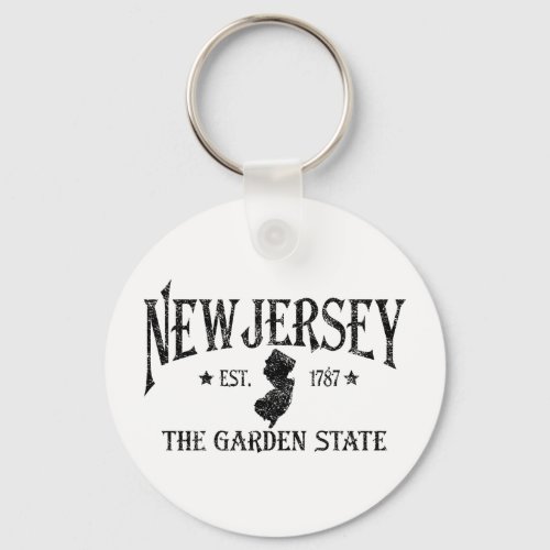 New Jersey Keychain